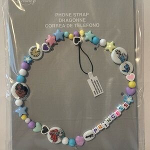 Disney Princess Beaded Phone Strap - Multicolor